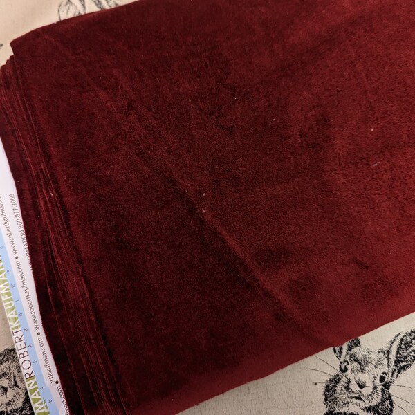 Velveteen Fabric by the Yard Etsy