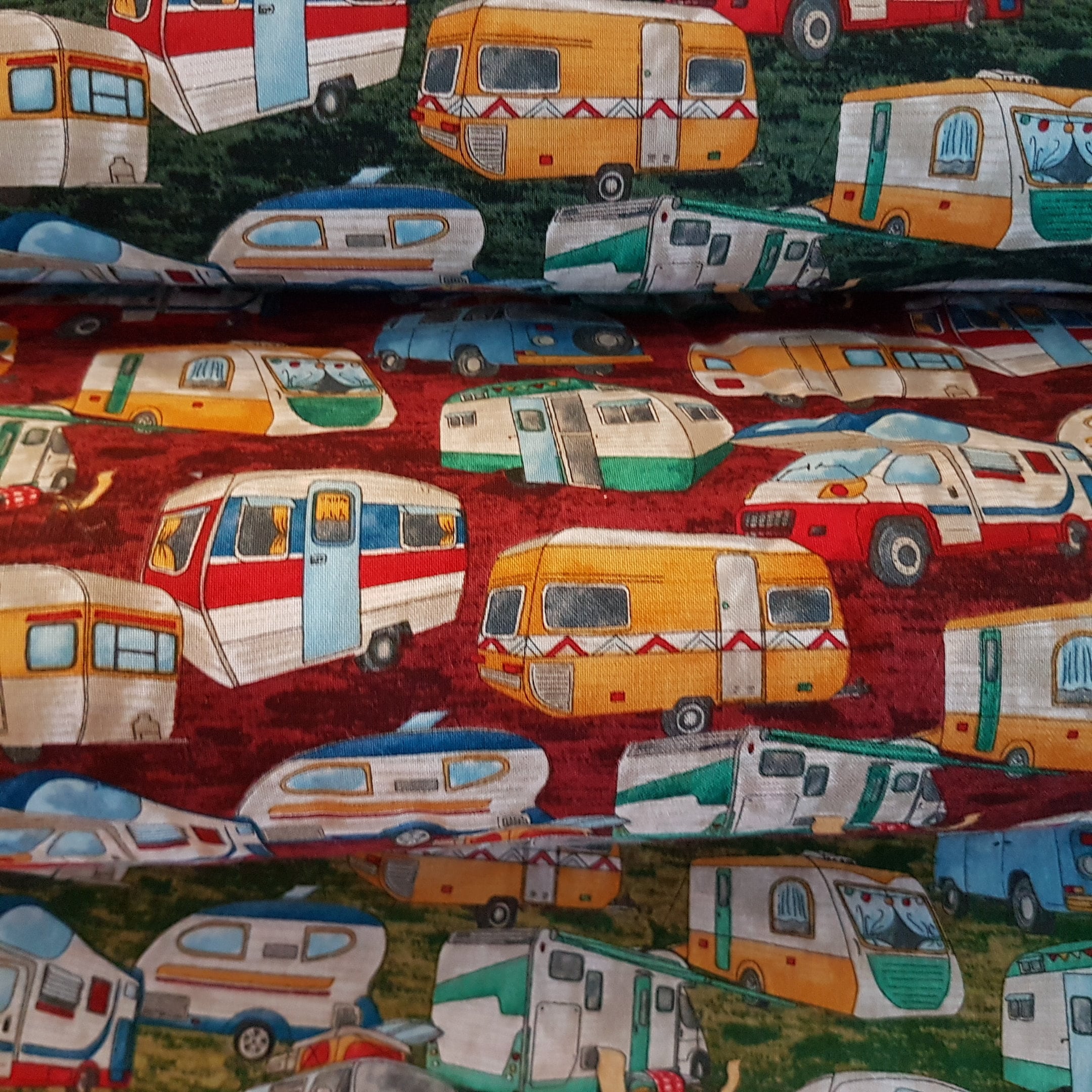 Camper Fabric RV Campers Cotton Fabric Trailer Fabric Premium 100 Cotton Fabric Etsy UK