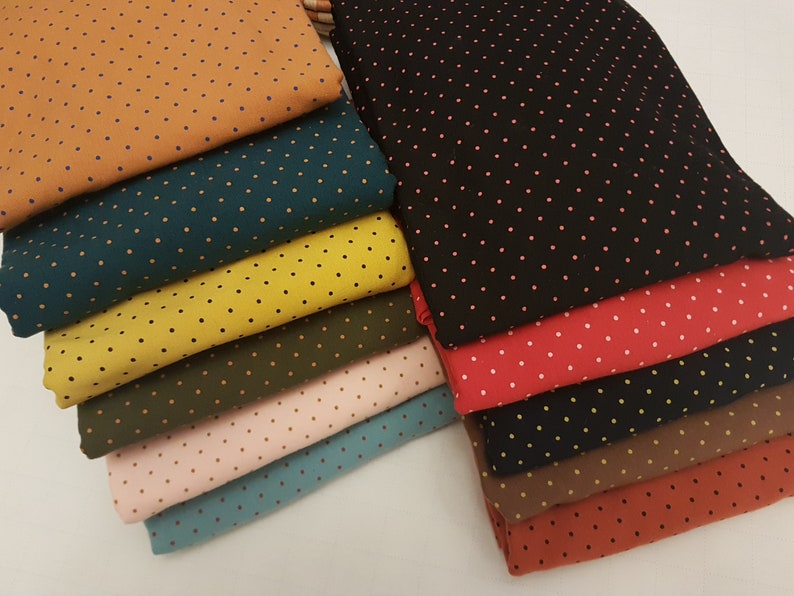 KNIT Petit Dots Swiss Dots designed by POPPY OekoTex 100 Etsy