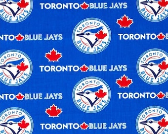 MLB Toronto Blue Jays Cotton - 100% Cotton - Half Yard, Half Metre