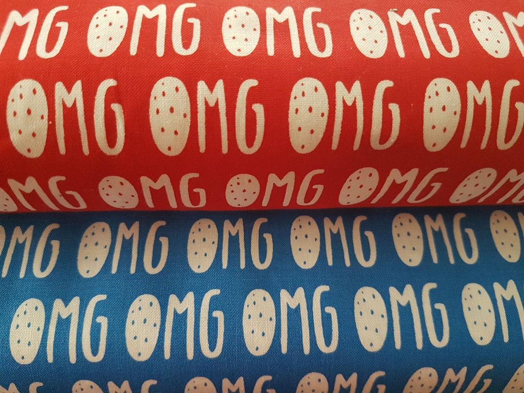 Gojg OMG Novelty Print Fabric - Michael Miller Cotton Fabric - Etsy