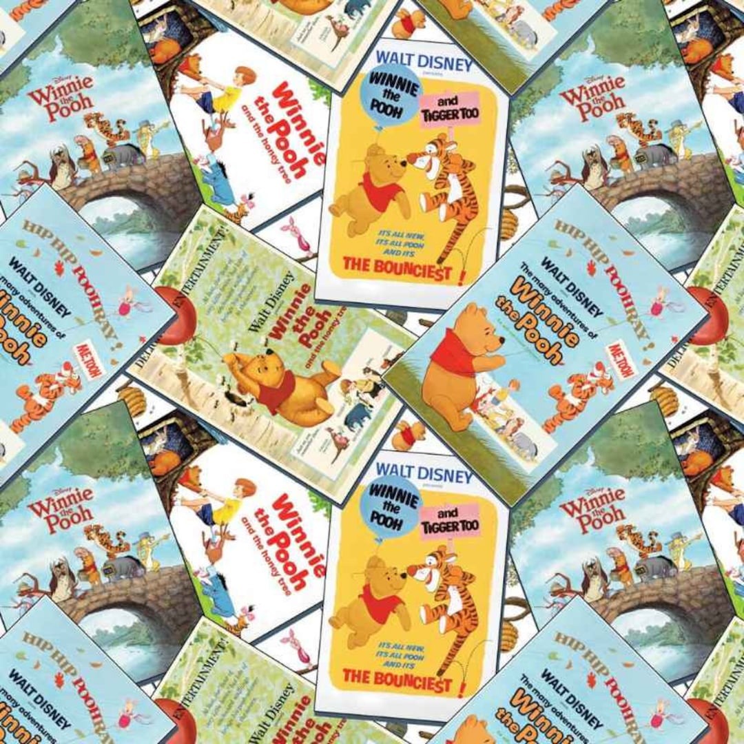 Disney Winnie the Pooh Fabric by the Yard, Character Poster - Camelot ...
