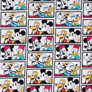 Topolino e i suoi amici Tessuto tagliato su misura, tessuto al metro, Springs Creative CP74456
