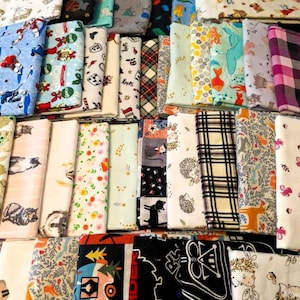 Flannel Scrap Pack by the Pound, Rag Quilts, Various Themes, FLANNEL Pack