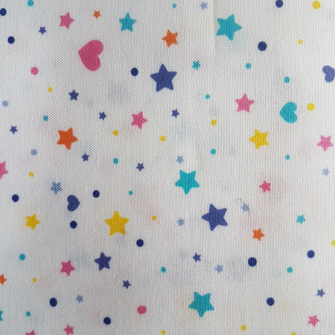Confetti Fabric Heart Fabric Star Fabric Sprinkles Fabric Etsy