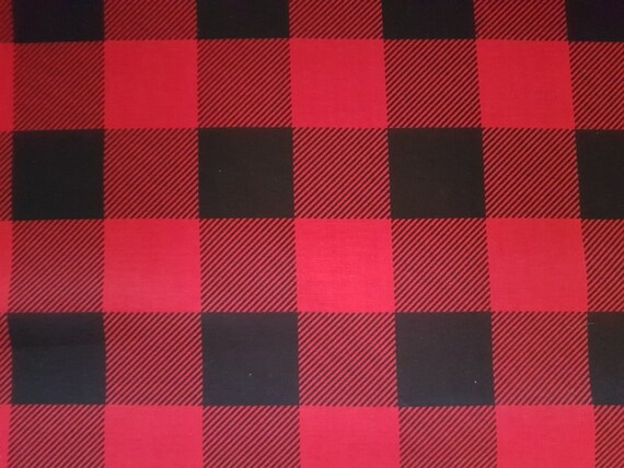 Hand-Painted Red and Black Buffalo Check Gingham Square Pattern Bath Towel  by LJ Knight - Fine Art America