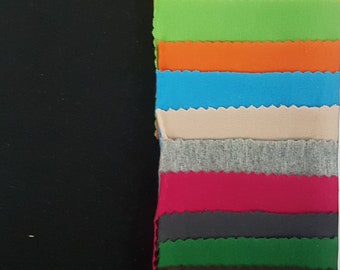 Tejido de algodón y elastano: tejido elástico en 4 direcciones, 152 cm de ancho (corte a medida/metro)