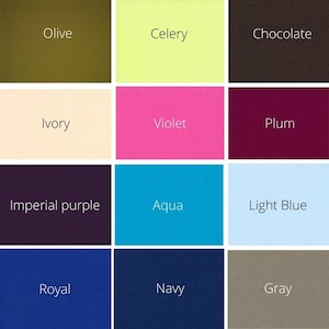 PUL, (PolyUrethane Laminate) Fabric, Food Safe, Best Quality. Available in 36 Colors