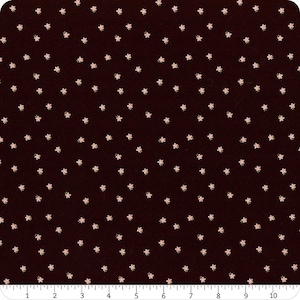 Modern Farmhouse Sparkle Black Mini Floral Cotton Fabric by the Yard, by Simple Simon & Company