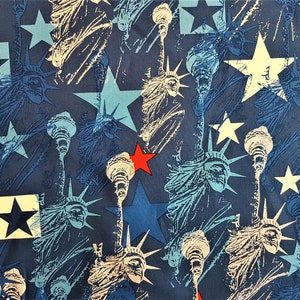 4 luglio, tessuto Star Spangled, Greta Lynn, Kanvas, tessuto Lady Liberty, CP7755 - Tessuto 100% cotone tagliato su misura