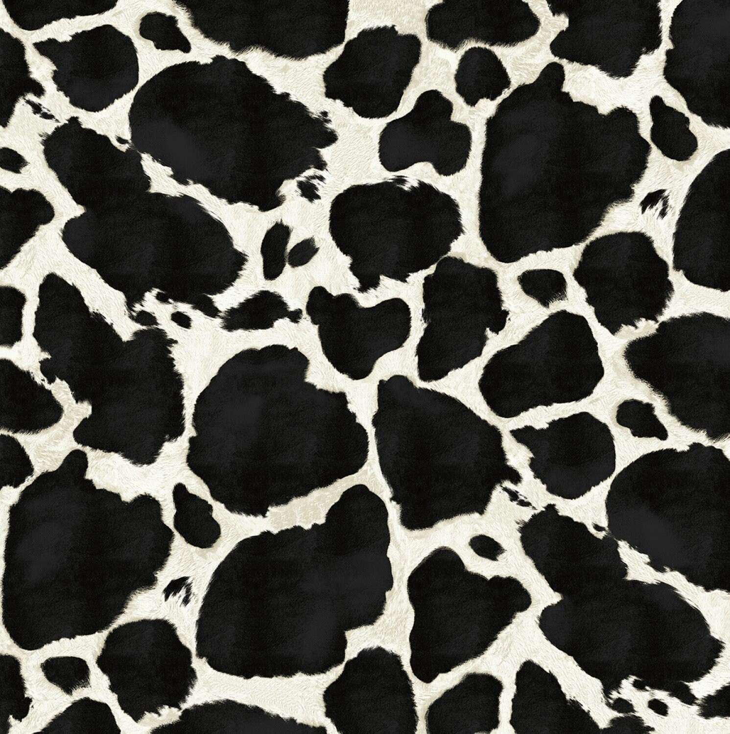 Nursery Fabric Cowhide Fabric Windham fabrics Go Wild by Etsy