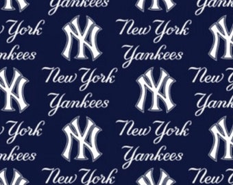Stof New York Yankees: materiaal MLB-honkbalkatoen