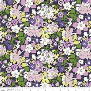 Tessuto Liberty of London, collezione Liberty Carnaby – Westbourne Posy – tessuto tagliato su misura