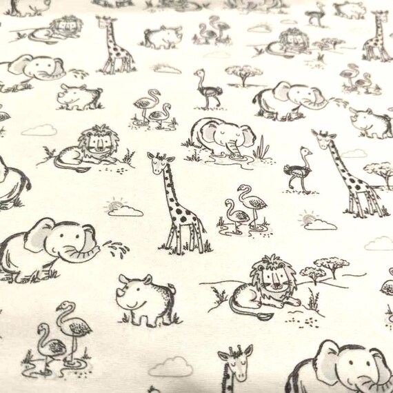 Nursery flannel by the yard sales