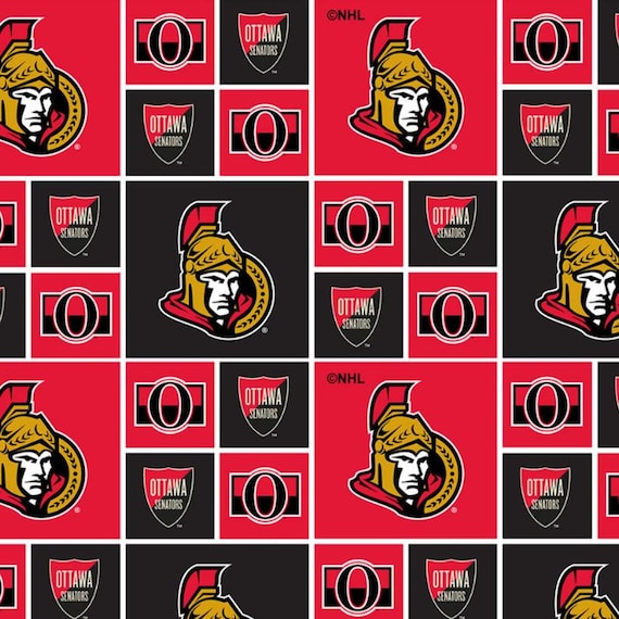 NHL Ottawa Senators Cotton Fabric: Quilting & Craft Projects