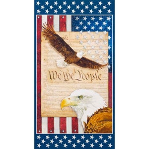 Patriots Digital Americana We the People Eagle Panel