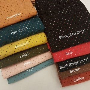 KNIT Petit Dots, Swiss Dots designed by POPPY, Oeko-Tex 100, GOTS certified cotton, spandex, lycra, knit, 4 way stretch