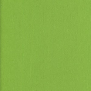 May include: A solid green fabric swatch. The fabric has a subtle texture.
