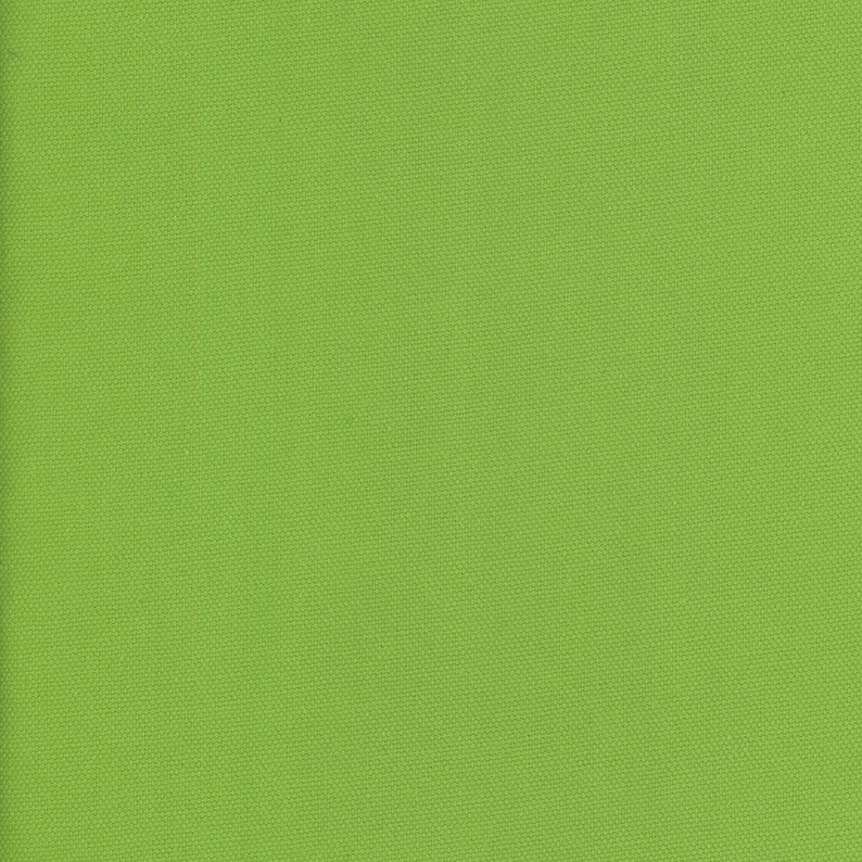 May include: A solid green fabric swatch. The fabric has a subtle texture.