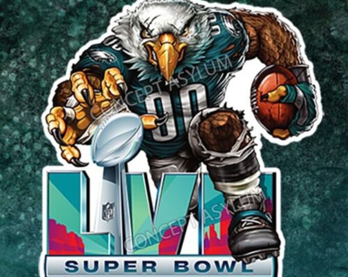 2023 Super Bowl 57 Super Bowl LVII Philadelphia Eagles Decal- Jalen ...