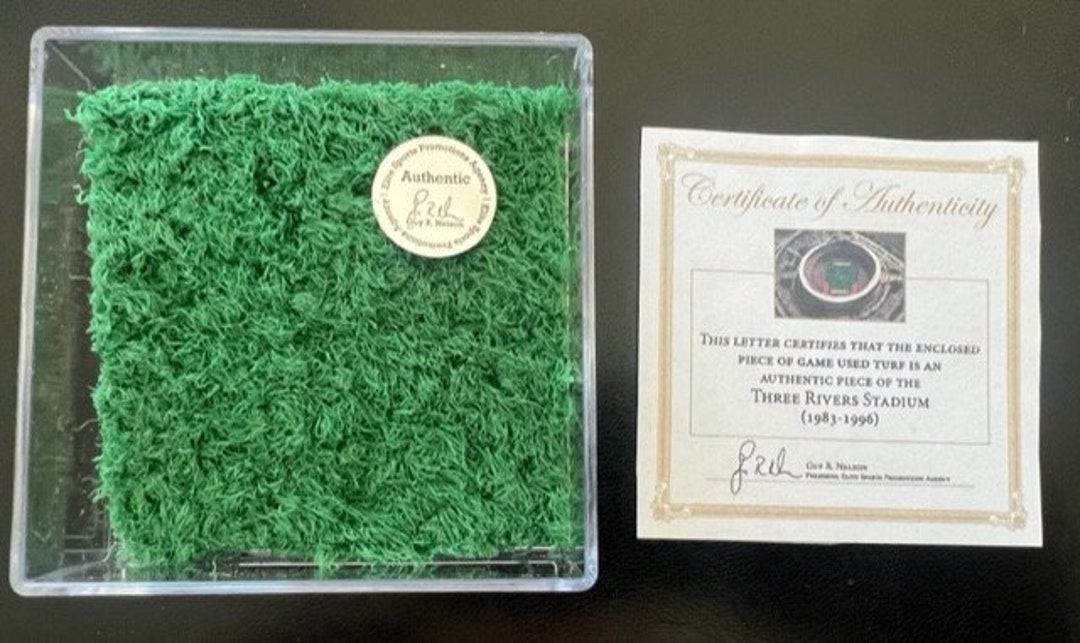 Pittsburgh Steelers Game Used Turf From Three Rivers Stadium