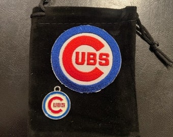 Chicago Cubs Patch & Charm/Pendant Combo Gift