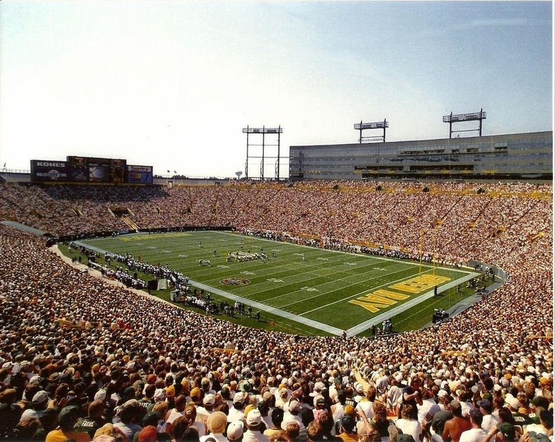 Own an Actual Piece of Lambeau Field Stadium Wall Vintage Green Bay Packers Game Used. Best Green Bay Packers Football Gift ever image 7