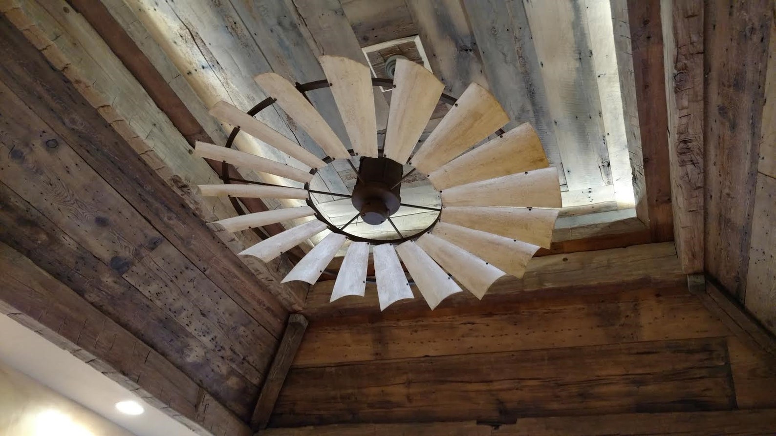 Windmill Ceiling Fan Weathered Antique White Finish Etsy