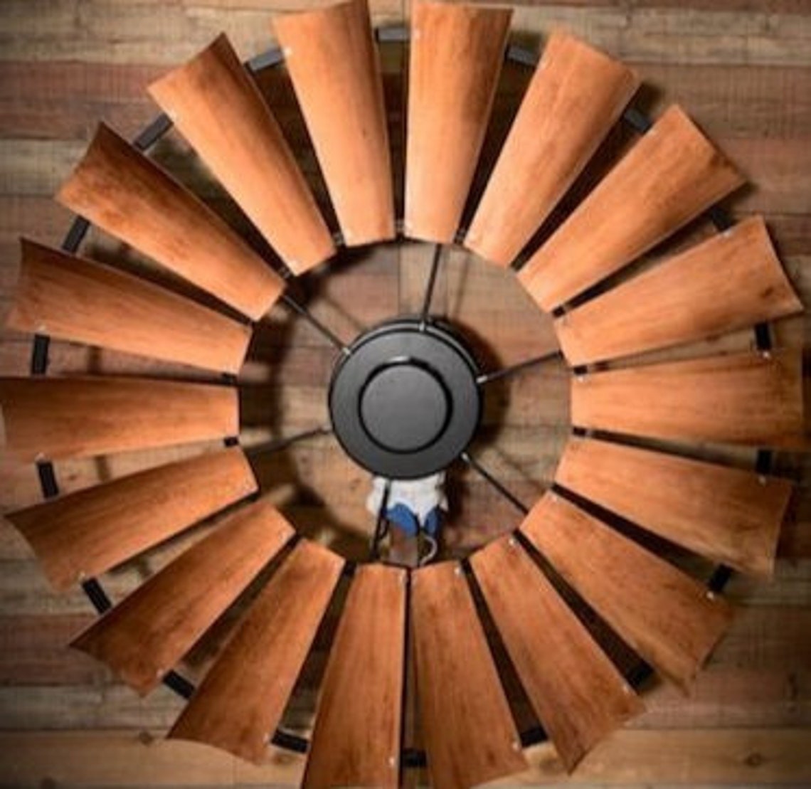 Rustic Copper Windmill Ceiling Fan the Patriot Fan Etsy
