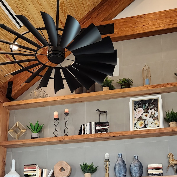 Windmill Ceiling Fan With Lights - Etsy
