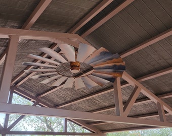 Train Station Windmill Ceiling Fan | The American Fan