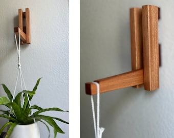 Macrame Plant Hanger Wall Hook , Heavy Duty | Handmade Functional Plant Holder | Gift for Her/Him