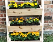 Vertical Planter Box, Modern Planter, Raised Garden Bed, Wall Planter, Plant Holder, Plant Lover Gift, Flower Box, Succulent Planter