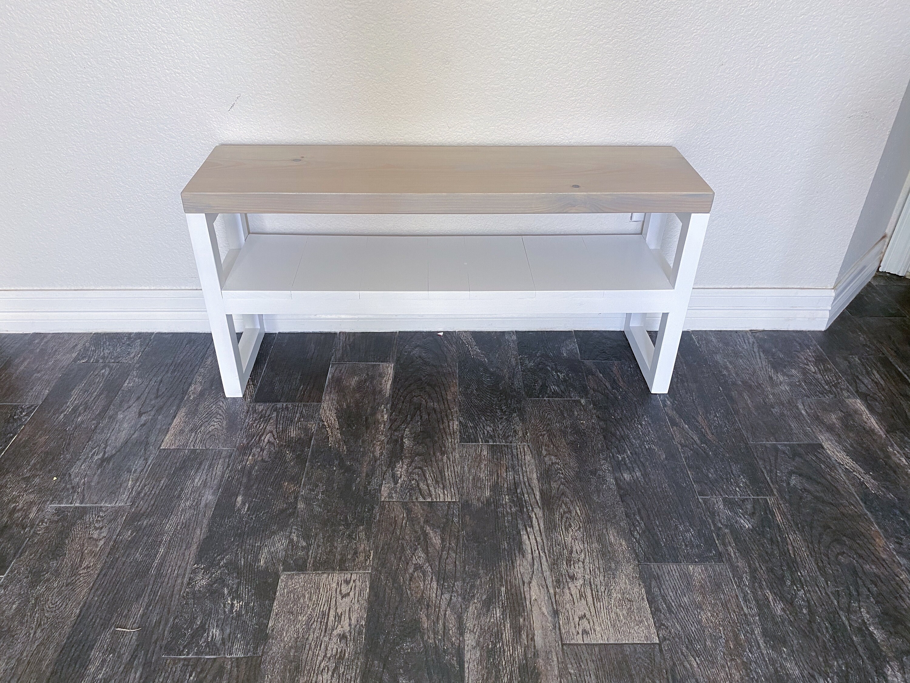 Banco de almacenamiento de zapatos moderno Banco de entrada | Etsy