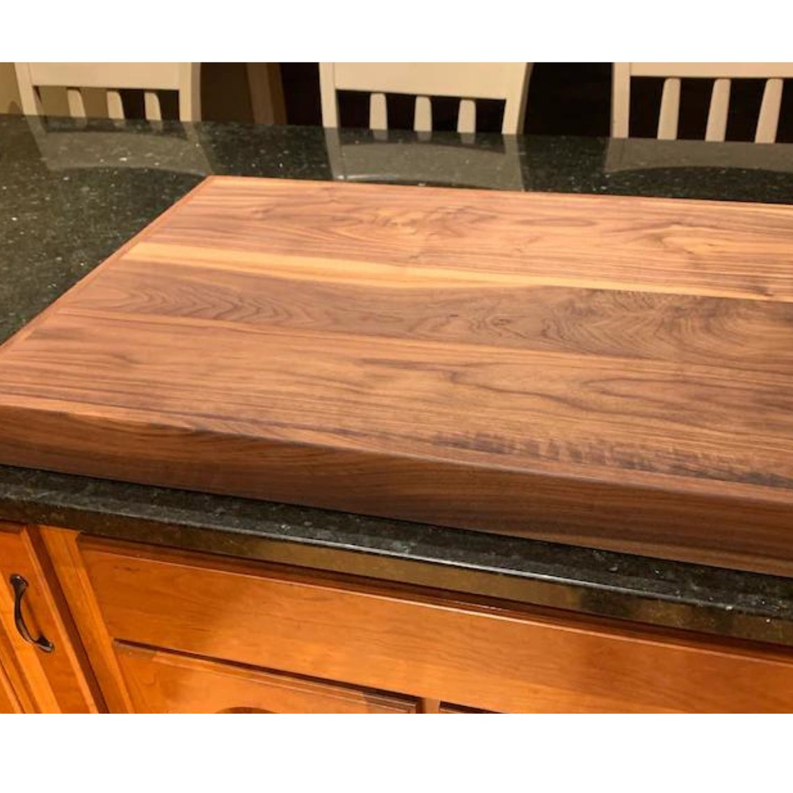 Black Walnut Stove Top Cover Wood Noodle Board Gas Stove Top Etsy