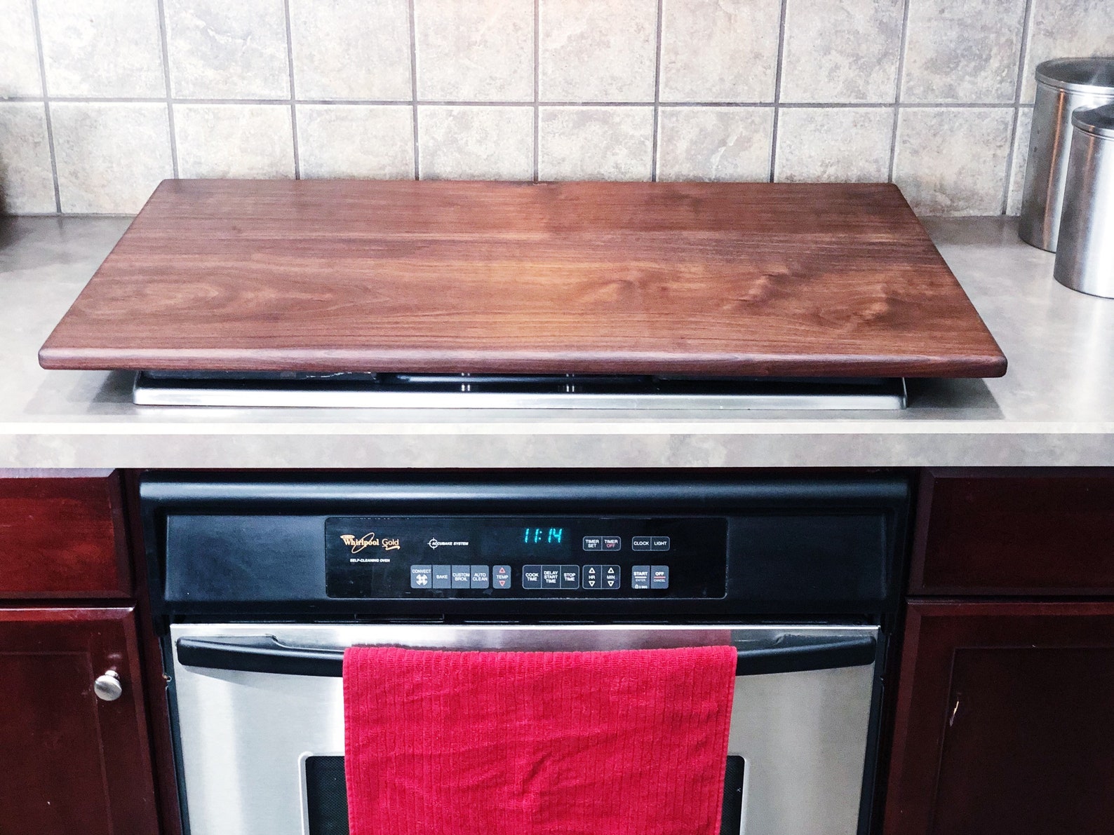 Large Cutting Board Stove Top Cover Charcuterie Board Etsy