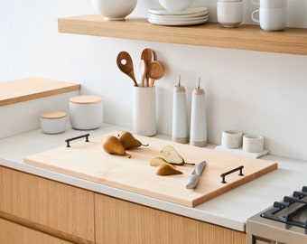 Grande planche à découper en érable : planche à nouilles de cuisine