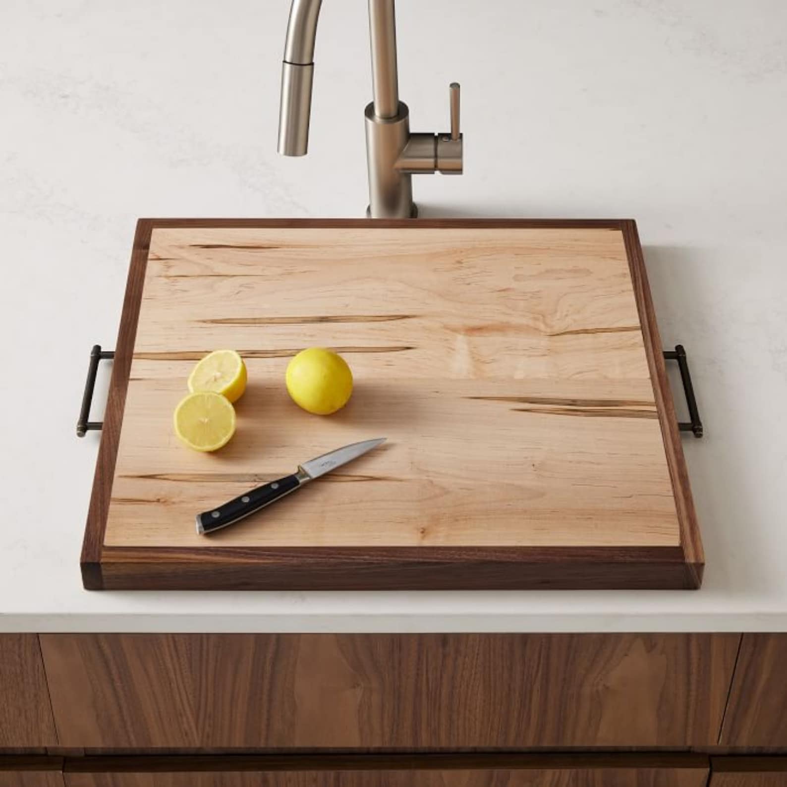 Half Sink Cutting Board Wood Sink Cover Wood Serving Tray Etsy
