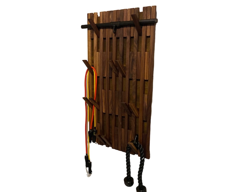 Modern Coat Rack With Flip Down Hooks Multi Etsy