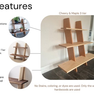 Gravity Ladder Shelf Plant Stand Multiuse Display Shelf Indoor Plant Stand for Displaying Plants & Décor image 3