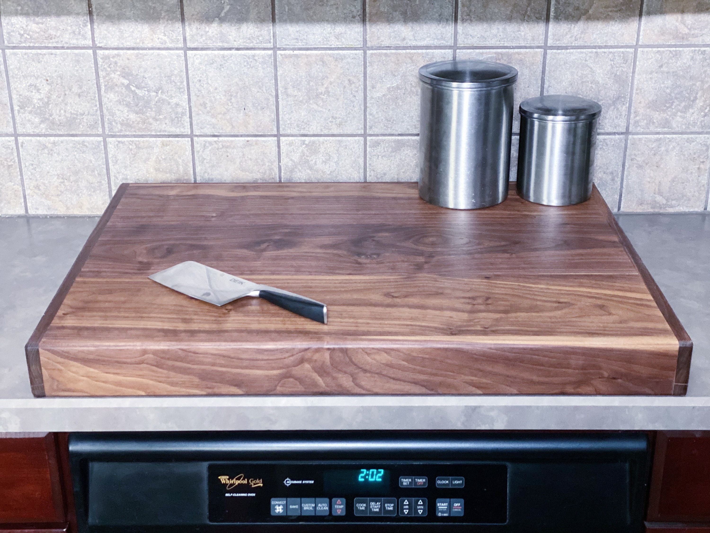 Cutting Board Stove Top Cover