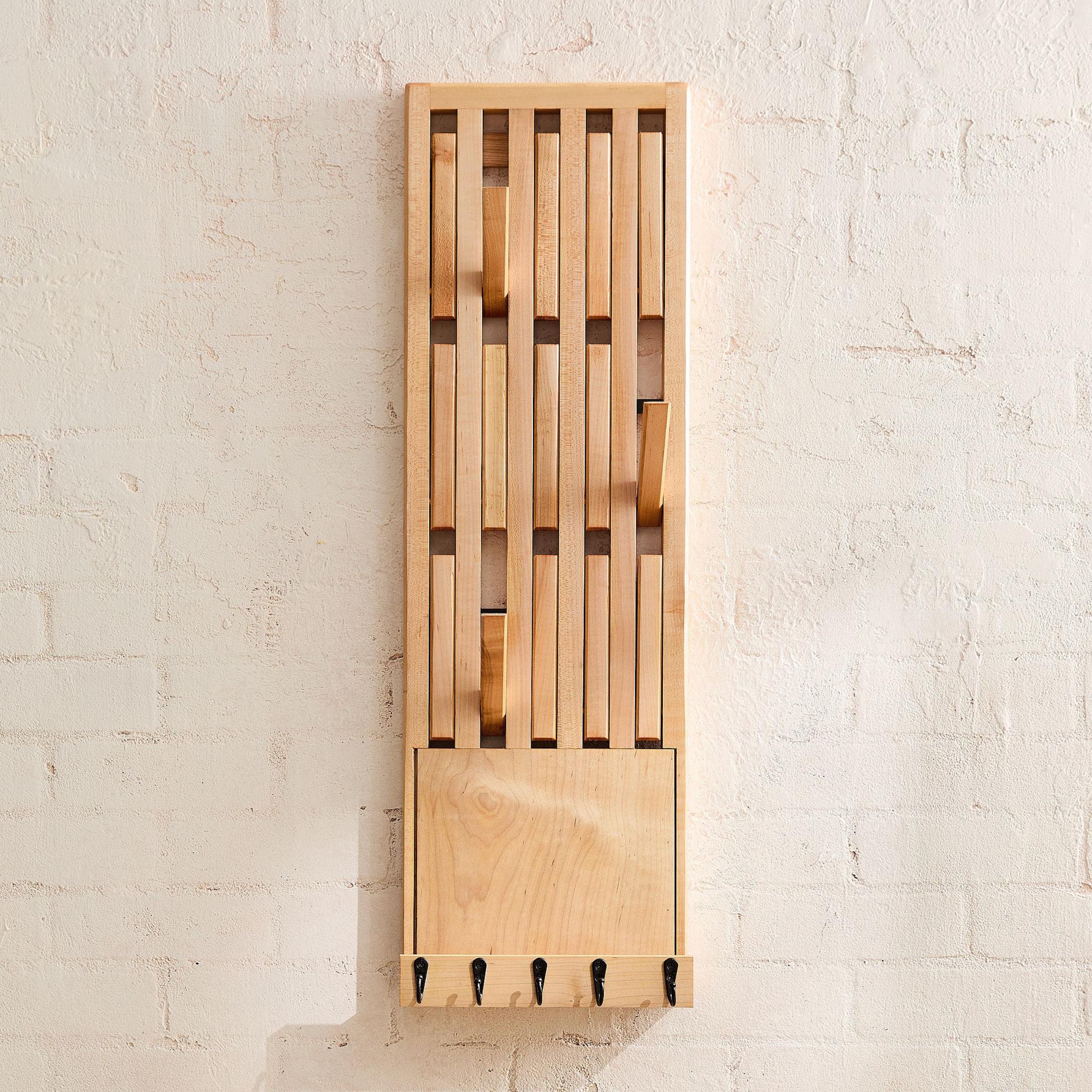 Magnetic Hook Rack W/key Holders | Functional Entryway Organizer - Etsy