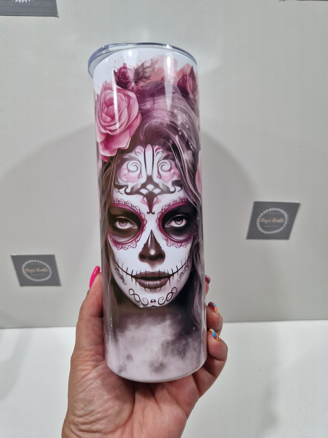 Halloween Day of the Dead Travel Tumbler Cup 20oz / 600ml Etsy UK