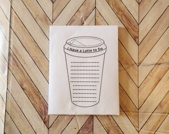 Latte to do notepads
