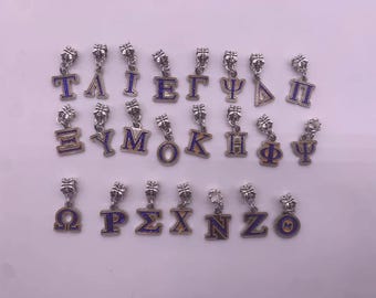 Greek Letter - Blue & Gold