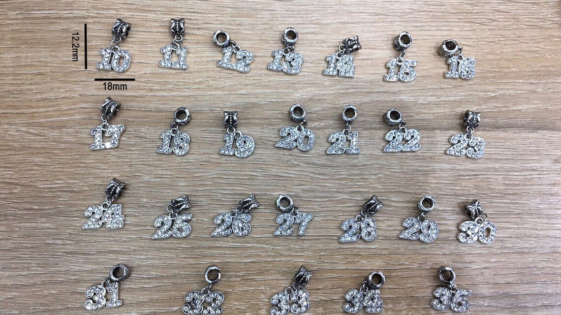 2 Digit Rhinestone Numbers 1 99 - Etsy