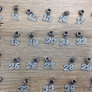 2 digit Rhinestone Numbers (1 - 99)