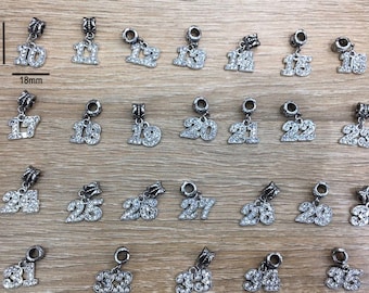 2 digit Rhinestone Numbers (1 - 99)