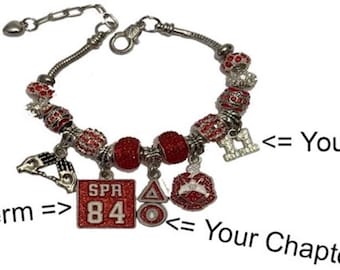 Deltaversary 8" charm bracelet.