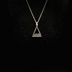 Stainless-Steel Pyramid DST Necklace